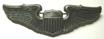 WW2 Strange AAF Sterling Pilot Wing - Heavy Feathered - Full Uniform Size - PB • $245