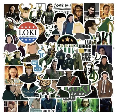 10 Random Loki TV Show Movie Stickers Comic Decals Hydro Laptop Free Shipping! • $3.49