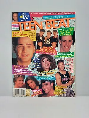 Teen Beat Oct 1991 Vol 14 No 8 NKOTB Luke Perry Tom Cruise Like New Teen Mags • $24.95