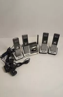 AT&T ATT CL82401 1.9 GHz 4 Handsets Single Line Cordless Phone Answering Machine • $17