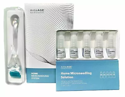 5 Vials - AnteAGE Home Microneedling System + .25 NEEDLING ROLLER| Authentic USA • $129