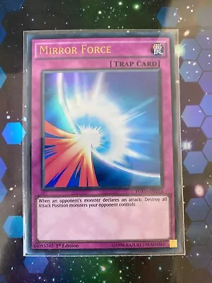 YUGIOH! MIRROR FORCE (YGLD-ENB33) Ultra Rare 1st Edition! • £1.74