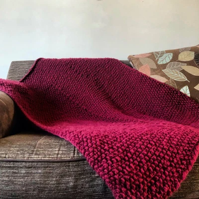 £189.99 • Buy 100% Merino Wool Burgundy Blanket