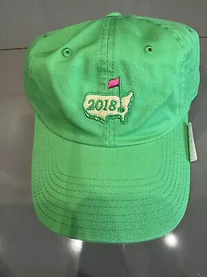 2018 MASTERS Embroidered Ladies Fit Adjustable Green Hat/Cap - American Needle • $55