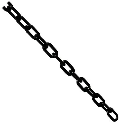 Plastic Barrier Chain Link Safety Decorative Garden Fence - Black 5m X 6mm • £9.75