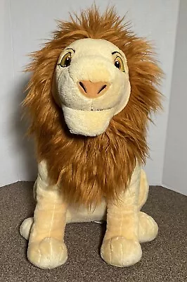 Disney Store Plush Sitting Simba Mufasa 18” • $24.99