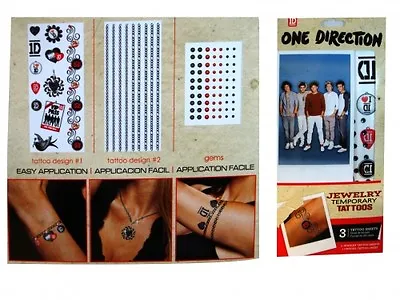 £4.06 • Buy One Direction 'Jewelry' Temporary Tattoos Brand New Gift