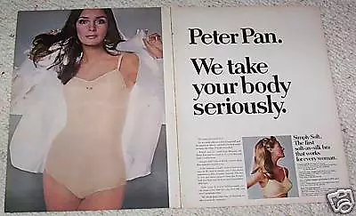 1969 Print Ad - Peter Pan Lingerie Bra Foundation Sexy Girl 2-page ADVERT • $6.99