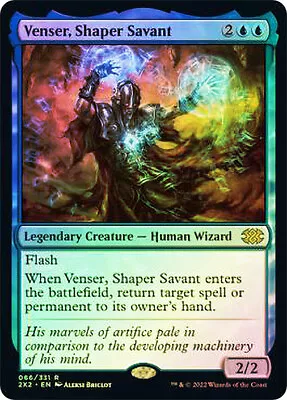 MTG FOIL Venser Shaper Savant  - Double Masters 2022 • $2.69