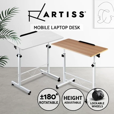 $59.95 • Buy Artiss Laptop Desk Portable Mobile Computer Desk Stand Adjustable Bed Desk Table