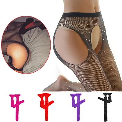 Women Fishnet Thigh-High Stockings Tights Suspender Pantyhose Stockings Hosiery • $3.49