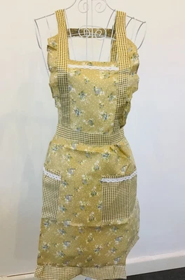 £3.49 • Buy  Kitchen Apron Floral Vintage Cooking Tea Shop Party Hen Night Fancy Dress