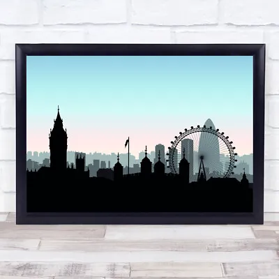 £18.95 • Buy London City Buildings Silhouette Cityscape Home Wall Art Print