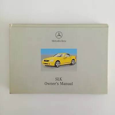 Mercedes Benz Slk Owners Manual Handbook 2000-2004 R170 Mk1.5 - 200 / 230 / 320 • $37.88