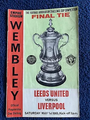 1965 FA Cup Final Programme - Leeds V Liverpool  • £3