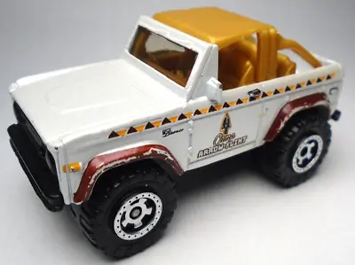 2006 Matchbox '72 Ford Bronco 4x4 Camp Arrow Flint White 2 3/4  Diecast Truck • $10.99