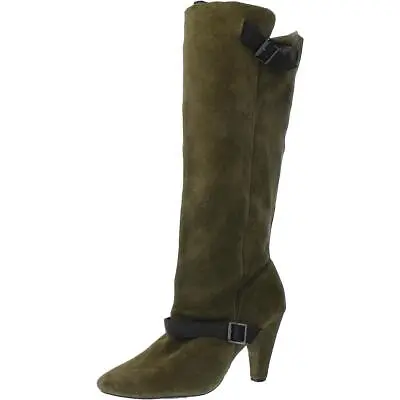 Colin Stuart Womens Green Suede Knee-High Boots Shoes 11 Medium (BM) BHFO 8759 • $25.99
