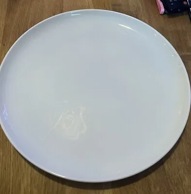 Big Fella Plate White On White From Jamie Oliver By Royal Worcester • £20