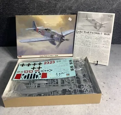 1:32 Hasegawa - 08172 Focke-Wulf Fw190A-7 BAR - New In Open Box - Ships From USA • $65