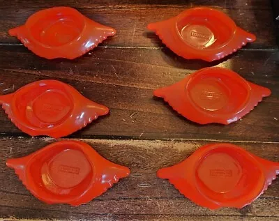 Vintage 1950's McKee Red Crab Dishes Set Of 6 Dishes Vintage  • $27.99