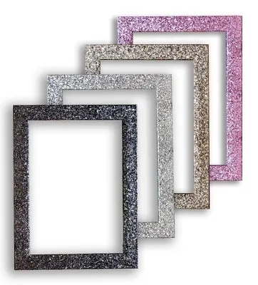 £11.67 • Buy Glitter Range Photo Frame Sparkling  Glitter Effect Picture Photo Frame