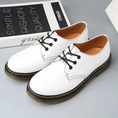 Mens Womens Leather Loafers Slip On Wide Fit Casual Classic Work Dress Shoes US • $29.13