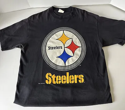 Vintage Spectator Sportswear USA 1994 Pittsburgh Steelers Tee XL Single Stitch • $19.99