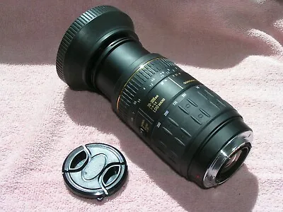 Quantaray Tech-10 MX AF 70-300mm F4-5.6 Zoom Lens W/Hood & Filter • $21.94