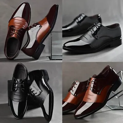 Shoes Shoes Suit Fashion Male Shoes Casual Pointed Men Leather Business Toe • £22.40