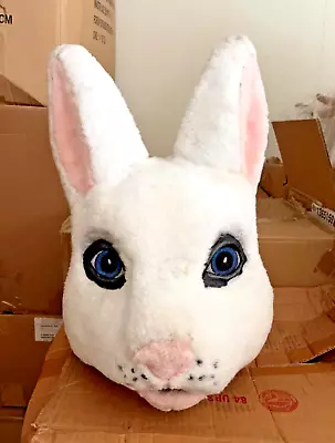 Bunny Full Head Mascot From Theater Professionally Made • $129.99