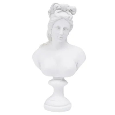  Resin Plaster Figure Female Bust Statue Home Decorations Antique • £13.49