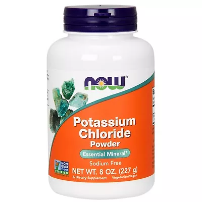 NOW Foods Potassium Chloride Powder 365 Mg 8 Oz. • $7.19