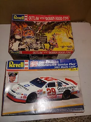 2 Vintage Revell Car Model Kit1996 Outlaw Robbin Hood Rat Fink2001 Monte Carlo • $10