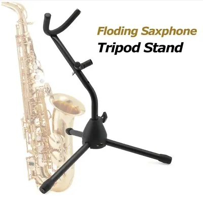$19.98 • Buy Saxophone Stand Tenor Alto Sax Rack Tripod Holder Protable Folding NEW