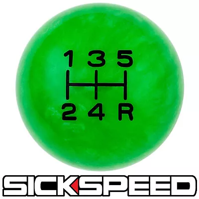 Green Pearl Shift Knob 5 Speed Manual Short Throw Shifter Selector 12x1.25 K03 • $39.88