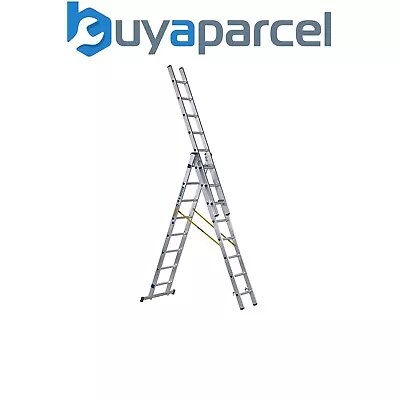 Zarges 44838 D-Rung Combination Ladder 3-Part 3 X 8 Rungs ZAR44838 • £378.59