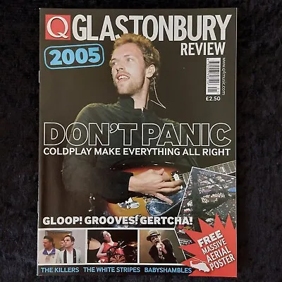 £9.95 • Buy COLDPLAY - Q Magazine Glastonbury Review Special + Massive Aerial Poster (2005)