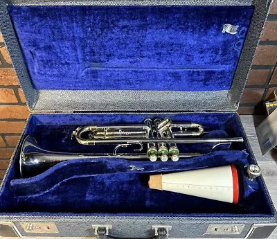 Vintage King Tempo Trumpet Silver With Brass Read Description See Pictures • $269.99