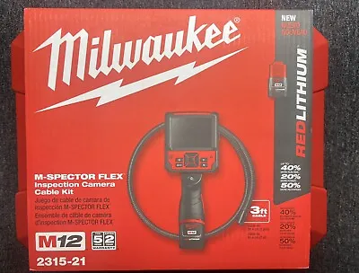 Milwaukee 2315-21 9-Foot M12 Instant Capture M-Spector Flex Cable Kit • $440.99