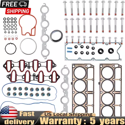 Head Gasket Bolts Kit For 2002-2011 Chevy Silverado 1500 GMC Yukon 4.8L 5.3L US • $76.99