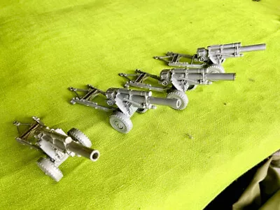 Vintage Lot Set Of 4 Marx Battleground German HOWITZER Gray Field Artillery • $16.98