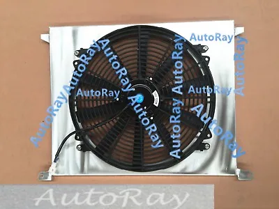 Aluminum Radiator Shroud & 16  Fan For Bmw E36 M3 / Z3 / 325td / 320 323 328 • $116