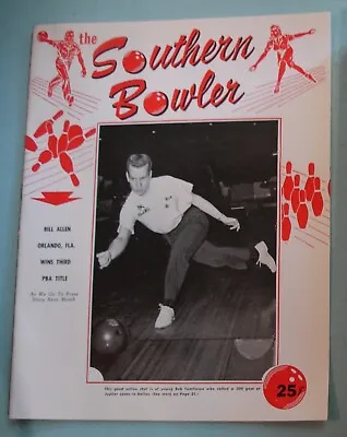 The Southern Bowler Bowling Magazine Mint! OCT 1963 Stats Equipment Tournaments • $6.50