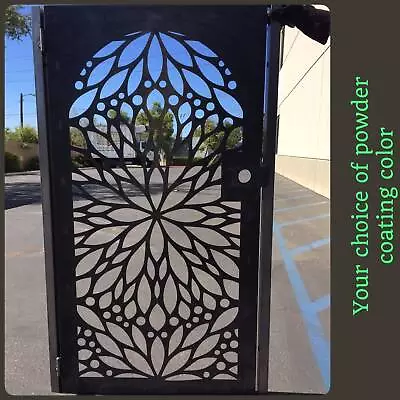 Contemporary Design Gate Modern Metal Gate Custom Pedestrian Gate_36x60 • $1199