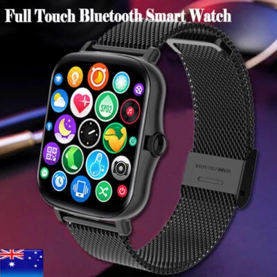 $37.95 • Buy NEW Smart Watch Bluetooth Call Tracker Sport Fitness Blood Pressure Heart Rate