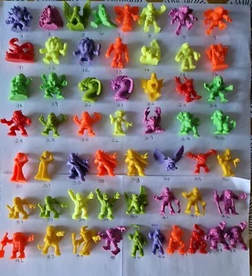 Huge Lot 55 X Monsters In My Pocket MIMP Series 1 Figures Matchbox Vintage Toys • $50.51