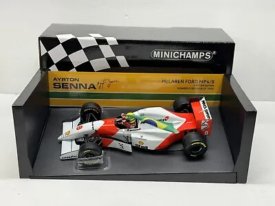 McLAREN F1 FORD MP4/8 V8 WINNER EUROPEAN GP 1993 SENNA 1/18 Minichamps • $279