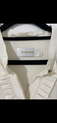$90 • Buy Beautiful Zimmerman Cream Silk Blouse