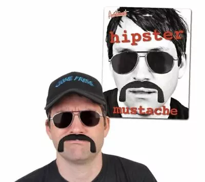 Hipster Horseshoe Mustache Funny Roleplay Realistic Acting Costume Accessory • $7.29