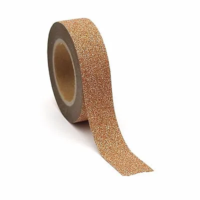Glitter Tape Copper Washi 10 Metres • $5.90